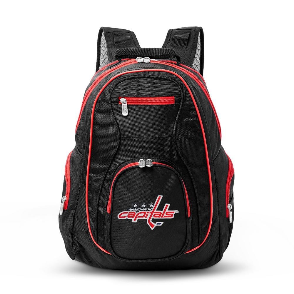 Denco NHL Washington Capitals 19 in. Black Trim Color Laptop Backpack ...