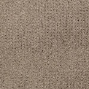 Sequin Sash  - Cocoa - Brown 30.7 oz. Triexta Pattern Installed Carpet
