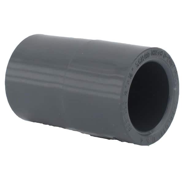 Charlotte Pipe 1 in. x 1/2 in. PVC Schedule 80 S x S Reducer Coupling