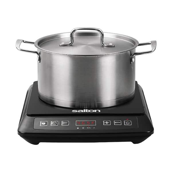 Single Burner 12.9 in. Black Electric Induction Cooktop