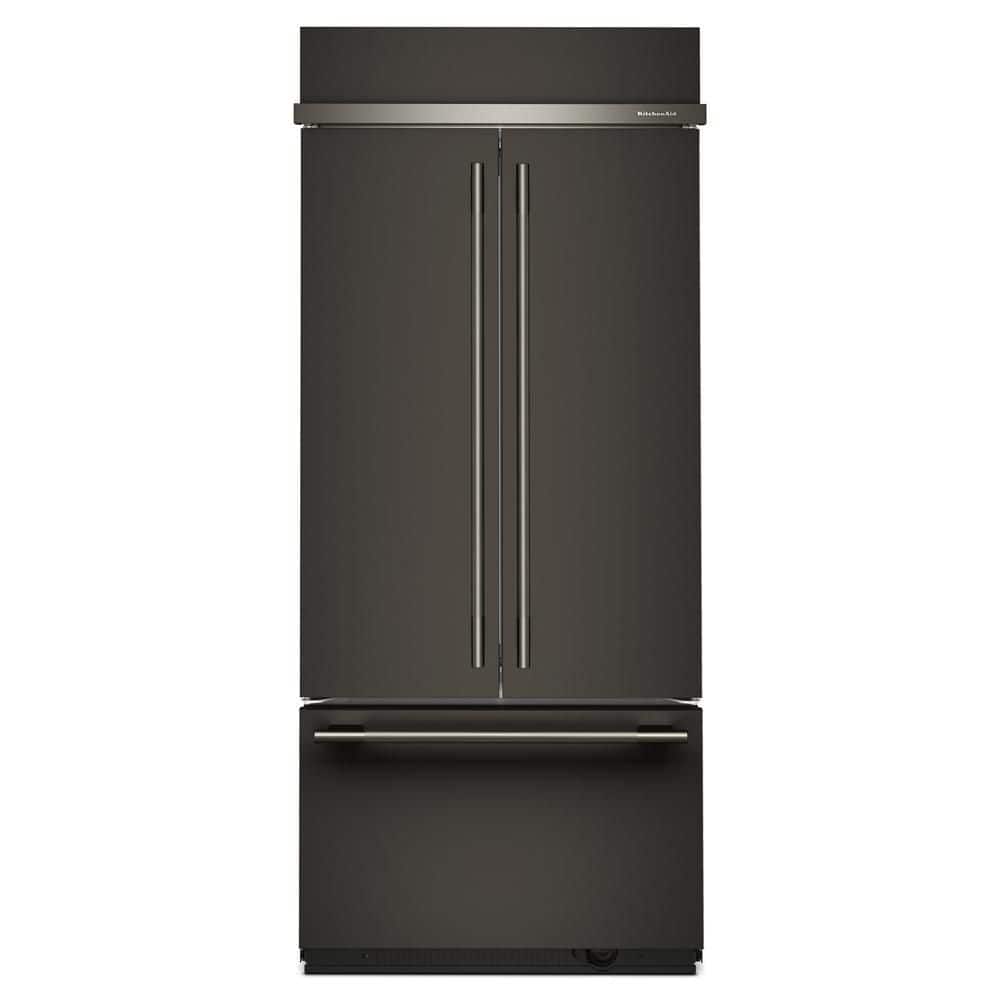 KitchenAid 36 in. 20.8 cu. ft. Built-In French Door Refrigerator
