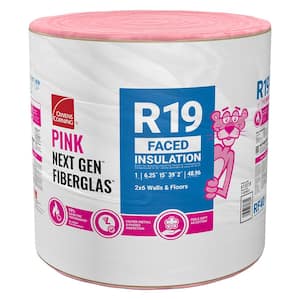 R-19  Kraft Faced Fiberglass Insulation Continuous Roll 15 in. x 39.2 ft.