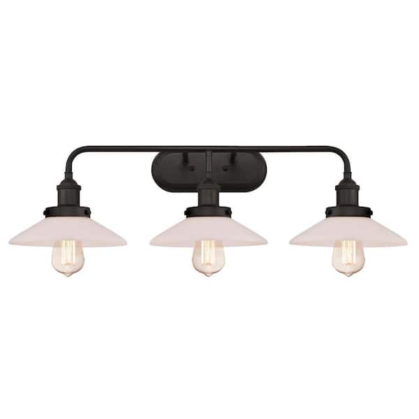 Westinghouse Abigail 3-Light Oil Rubbed Bronze Wall Mount Bath Light
