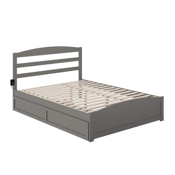 Trundle bed on sale frame queen