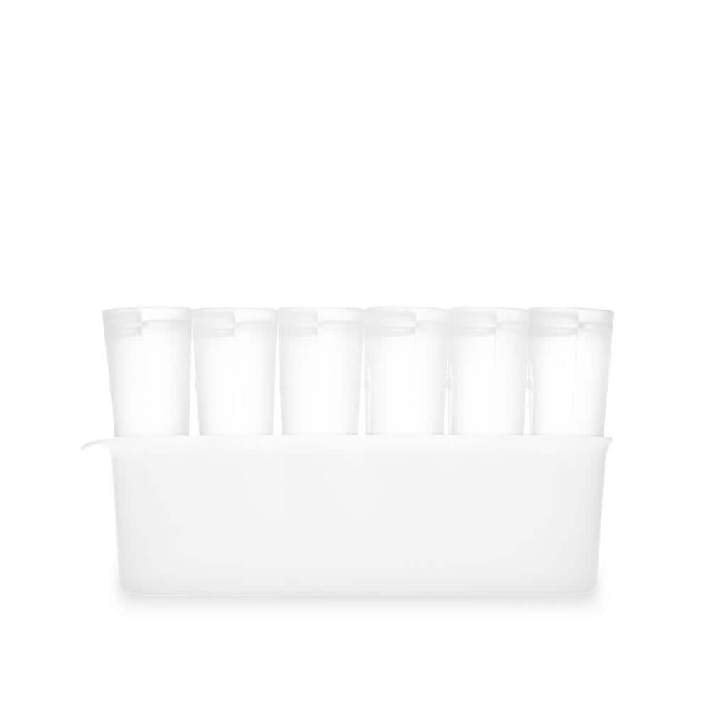 Zip Top 6 oz. Reusable Silicone Breast Milk Zippered Storage Container,  Frost and Freeze Tray ZB-BMSB6-0 - The Home Depot