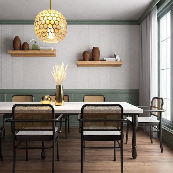 Lumiere Grecque Blanco 12 in. x 35 in. Ceramic Wall Tile (11.64 sq. ft./Case)