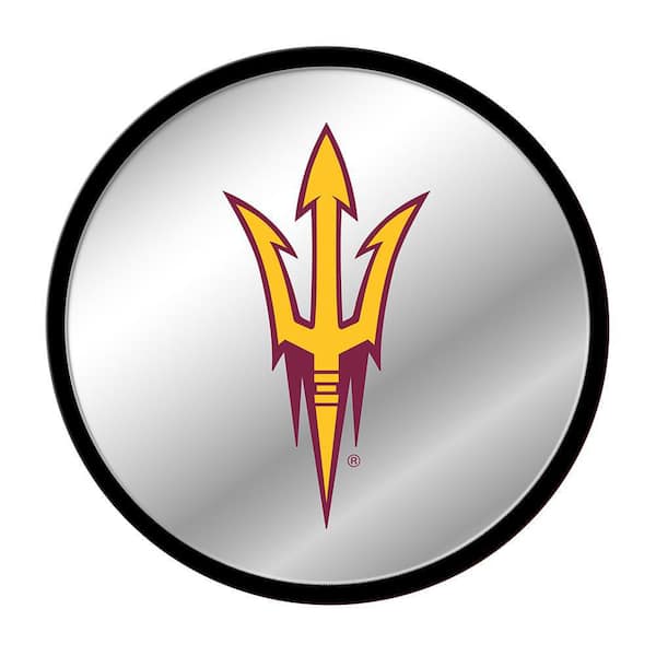 The Fan-Brand 17 in. Arizona State Sun Devils Modern Disc Mirrored Decorative Sign