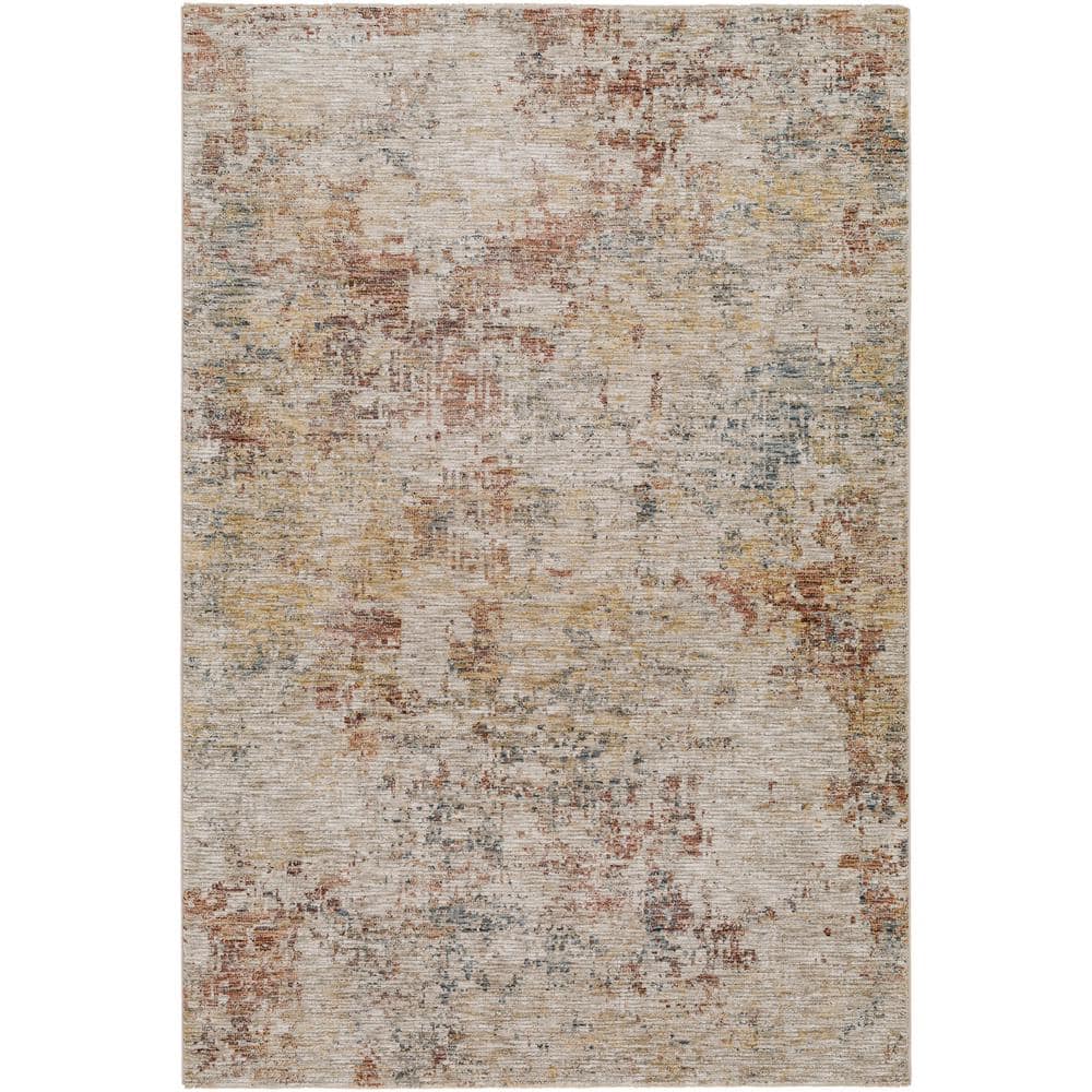 Zaniyah Light Gray/Multi Abstract 5 ft. x 7 ft. Indoor Area Rug price history on PriceWatchPro