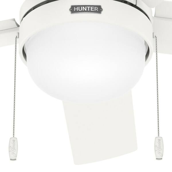 Hunter Swanson Indoor Ceiling Fan Led Lights Pull Chain - Pensber