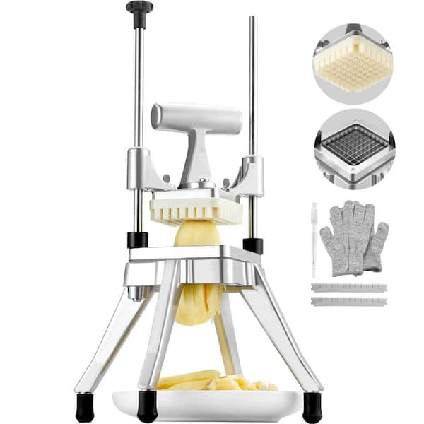 SVOPES Commercial Vegetable and Fruit Chopper, 3/8 in. Heavy-Duty Food Dicer, French Fry and Onion Cutter