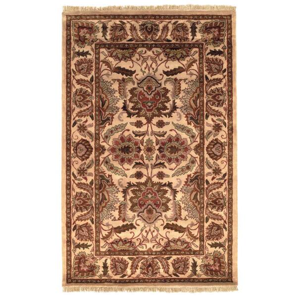 SAFAVIEH Classic Cream 8 ft. x 11 ft. Border Area Rug