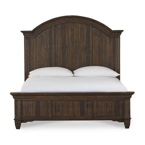 Modus Furniture Colston Medium Wood Mocha Brown With 4 Drawers Queen Storage Bed 1wq8j5 The Home Depot Modus Furniture Colston Medium Wood, Solid Wood Queen Bed