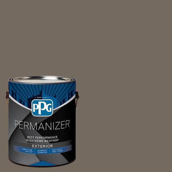 PERMANIZER 1 gal. PPG1022-6 Granite Semi-Gloss Exterior Paint