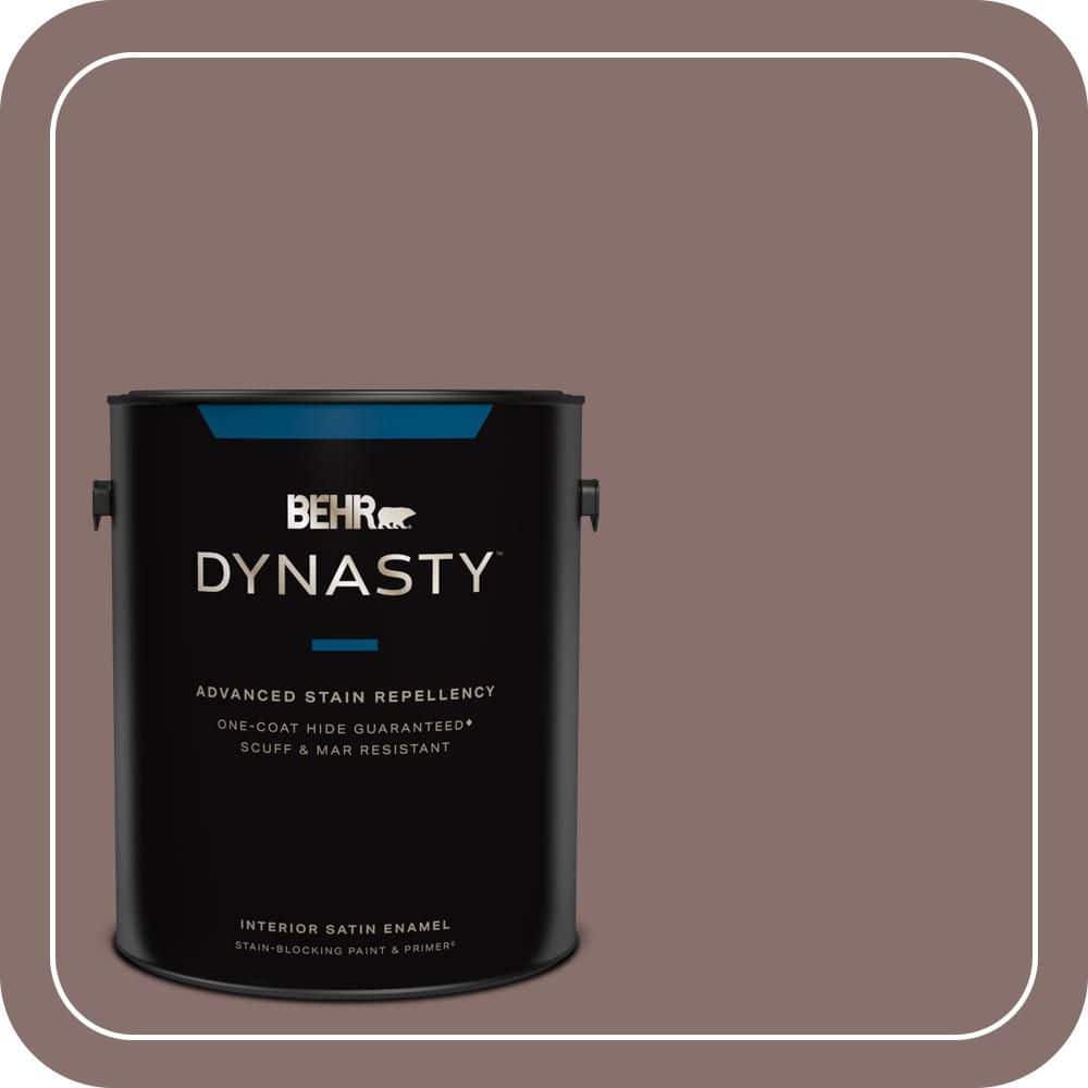 1 gal. Home Decorators Collection #HDC-AC-28 Smokey Claret Satin Enamel Interior Stain-Blocking Paint & Primer price history on PriceWatchPro