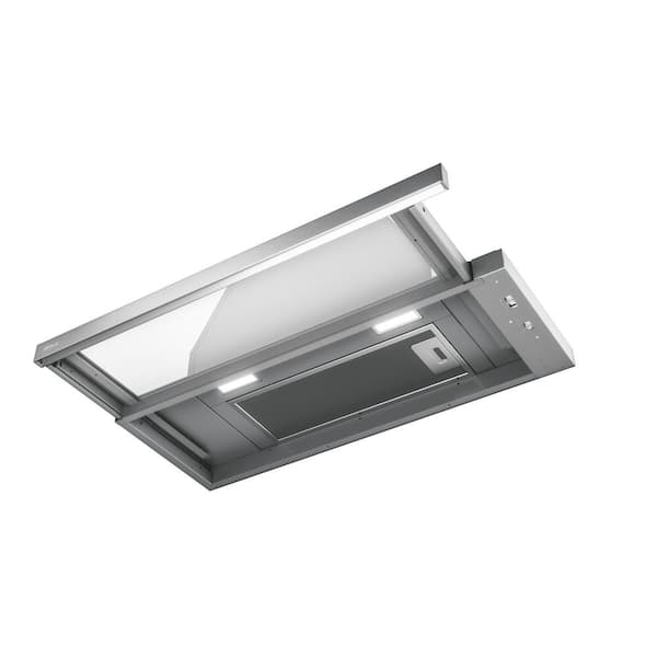 Pisa 30 in. 290 CFM Convertible Under Cabinet Range Hood with Light in Stainless Steel