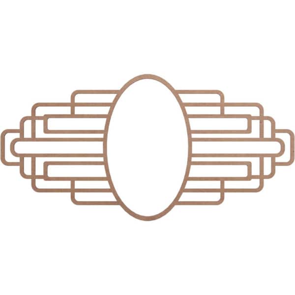 Ekena Millwork 0.375 in. x 24 in. x 12 in. Wood Medallion Moulding