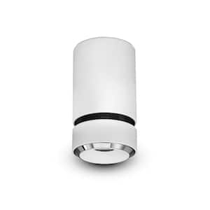 Orbit 4.25 in. 3000K 100-277V Surface Integrated LED Dimmable Downlight Adjustable ETL Certified IC Rated Beam 36 White
