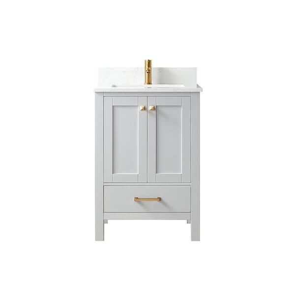 ROSWELL Shannon 24 in. W x 22 in. D 33.9 in. H Bath Vanity in Paris
