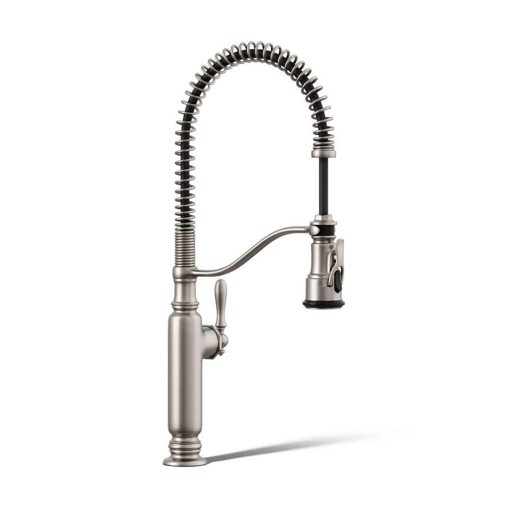 KOHLER Tournant Single-Handle Pull-Down Sprayer Kitchen Faucet in