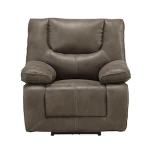 Harumi Gray Fabric Glider Recliner