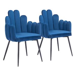 Noosa Navy 100% Polyester Dining Chair Set - (Set of 2)