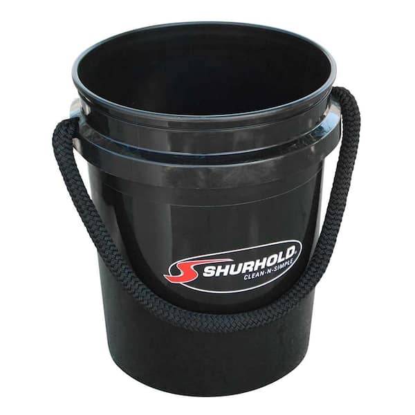 BucketGrips 2-Pack 3.5-Gallon and 5-Gallon Black Plastic Bucket Handle Clip  in the Bucket Accessories department at