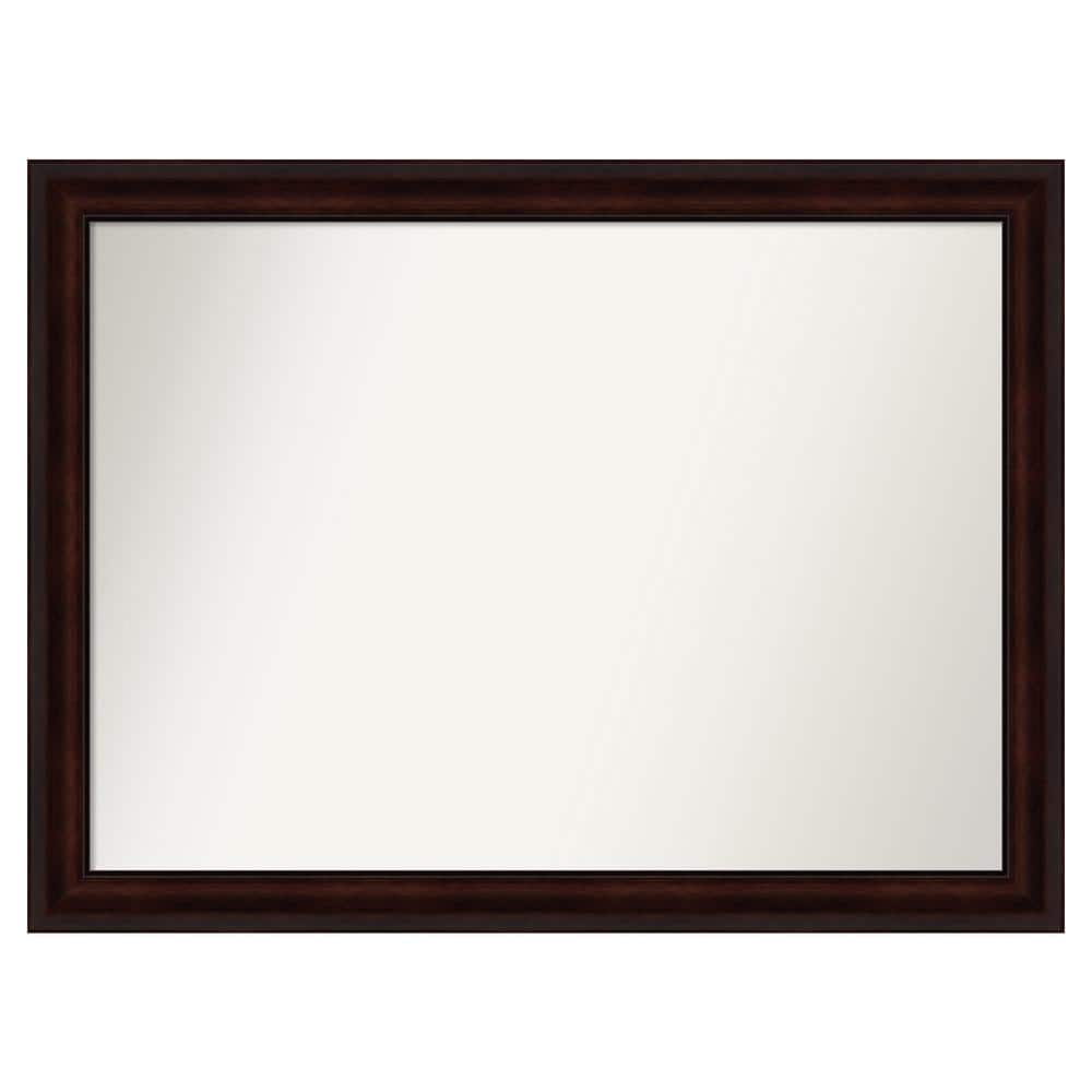 Coffee Bean Brown 47.25 in. x 35.25 in. Custom Non-Beveled Satin Recyled Polystyrene Framed Vanity Wall Mirror price history on PriceWatchPro