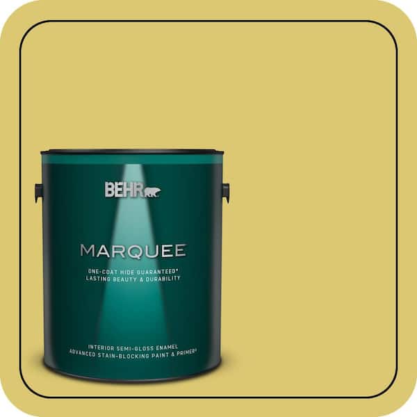 BEHR MARQUEE 1 gal. #P330-5 Midori Semi-Gloss Enamel Interior Paint & Primer