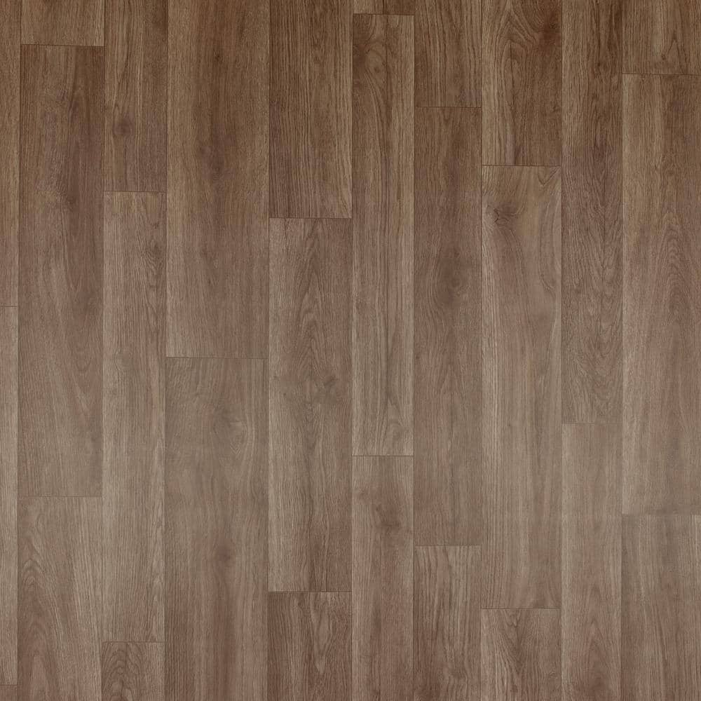 PAPAnページ TrafficMaster Take Home Sample - Ash Brown Oak Wood 10 MIL x 12 ft