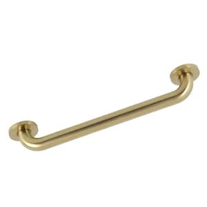 Silver Sage 16 in. x 1-1/4 in. Grab Bar in Brushed Brass