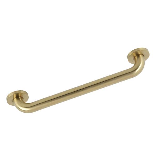 Kingston Brass Silver Sage 16 in. x 1-1/4 in. Grab Bar in Brushed Brass