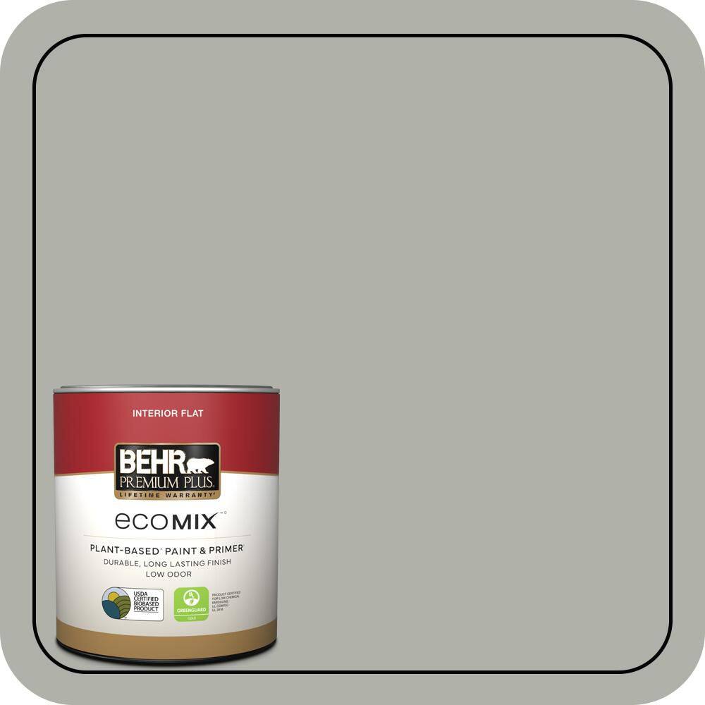1 qt. #BNC-06 Urban Putty Flat EcoMix Plant-Based Interior Paint & Primer price history on PriceWatchPro