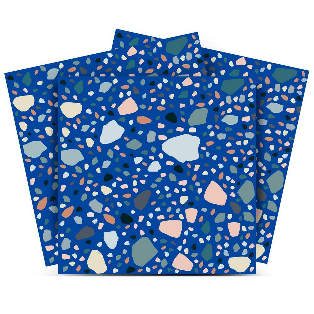 Blue, White, Green T5 8 in. x 8 in. Vinyl Peel and Stick Tile (24 Tiles, 10.67 sq. ft./pack) price history on PriceWatchPro