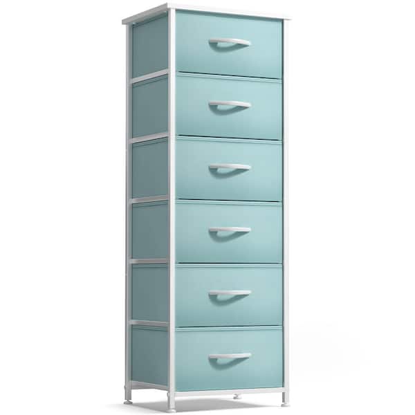 Sorbus Aqua Drawer in Wide Chest of Drawers, Tall Dresser