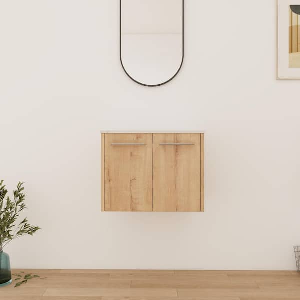 24.0 in. Bath Vanity Cabinet without Top in Imitative Oak Unassembled