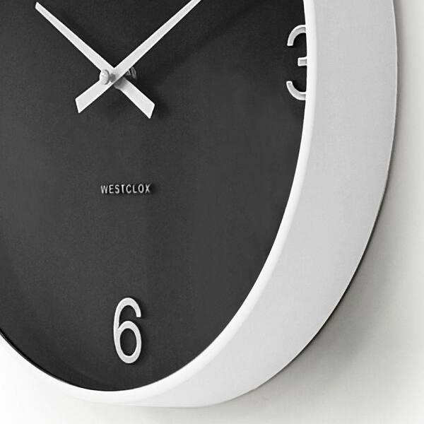 Westclox 20 in. Modern B&W Wall Clock 33521-20 - The Home Depot