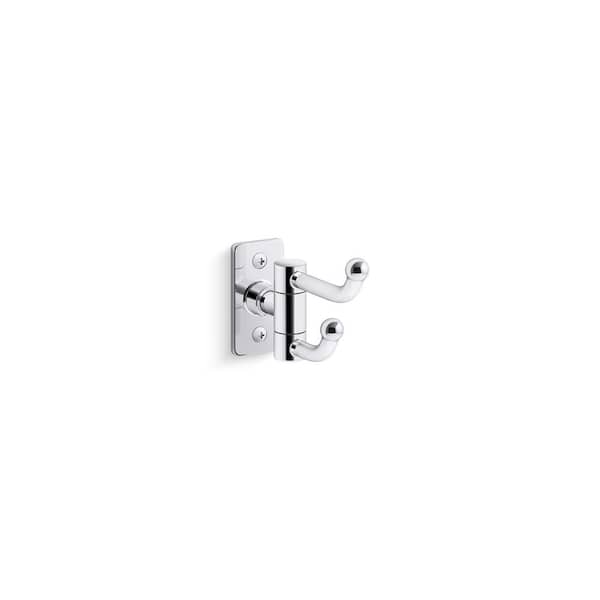 KOHLER Castia By Studio McGee J-Hook Double Robe/Towel Hook in Matte Black