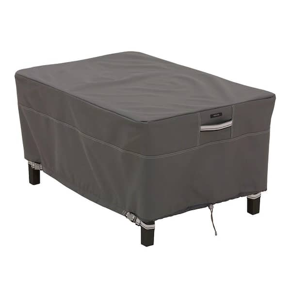 Classic Accessories Ravenna 38 in. L x 28 in. W x 17 in. H Rectangular Large Patio Ottoman/Table Cover