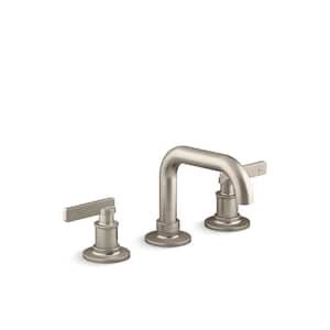 Castia By Studio McGee 8 in. Widespread Double-Handle Bathroom Sink Faucet 1.0 GPM in Vibrant Brushed Nickel
