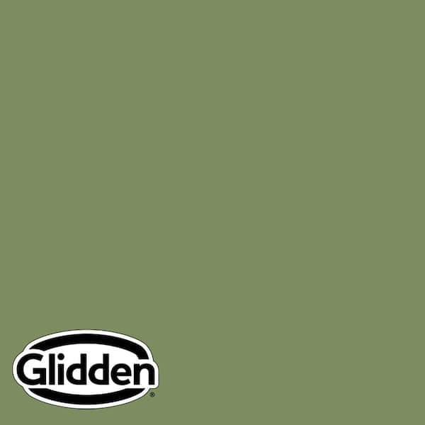 Glidden Diamond 1 gal. Moss Point Green PPG1121-6 Flat Interior Paint with Primer