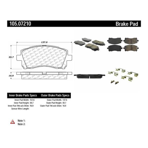 Centric Parts Disc Brake Pad Set