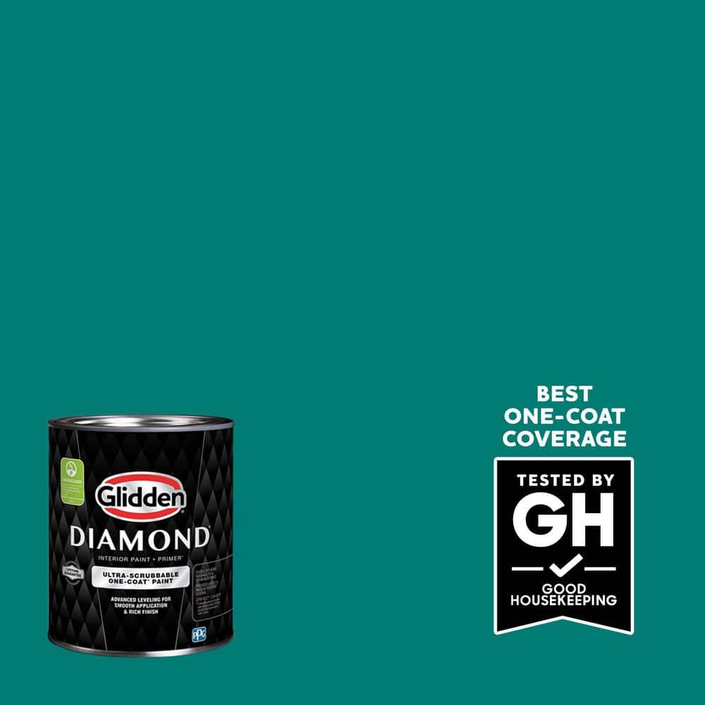 1 qt. #PPG1231-7 Romantic Isle Flat Interior Paint with Primer price history on PriceWatchPro