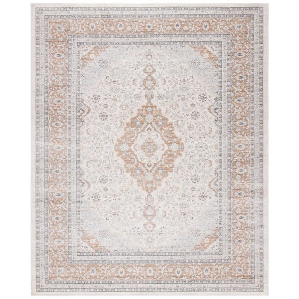 SAFAVIEH Isabella Cream/Beige 8 ft. x 10 ft. Oriental Area Rug