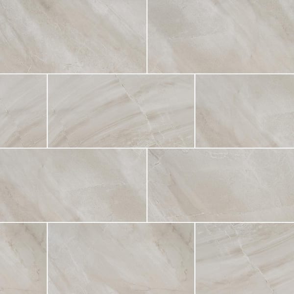 MSI Adella Gris Satin 12 in. x 24 in. Matte Porcelain Wall Tile (560 sq. ft./Pallet)