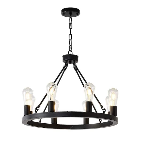 INNOBULE 6-Light Black Chandelier