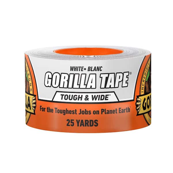 2.88 in. x 25 yd. Tough and Wide White Tape