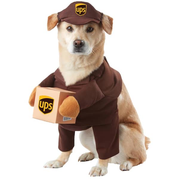 Unbranded UPS Pal Dog Costume - Medium