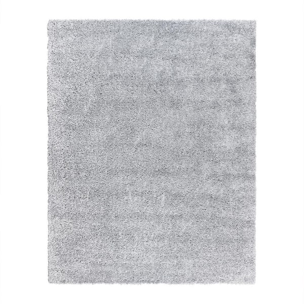 Gertmenian Anjou Gray 5 ft. x 7 ft. Solid Shag Indoor Area Rug