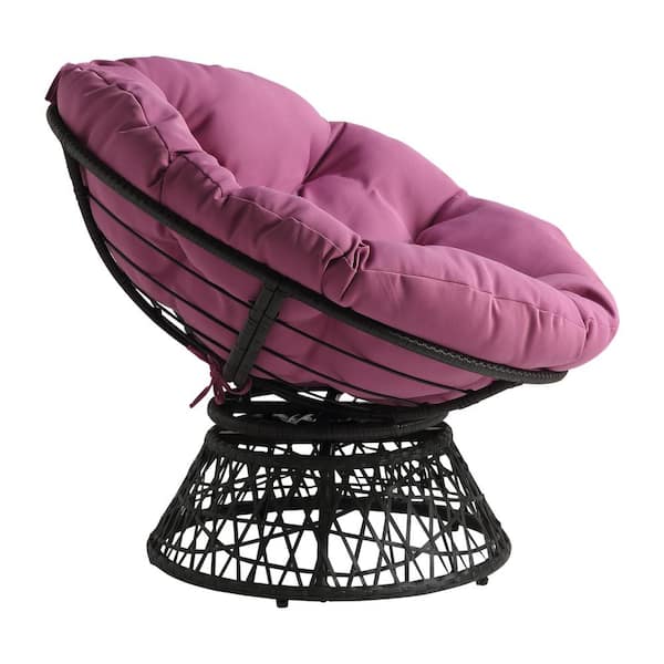 Purple round online chair