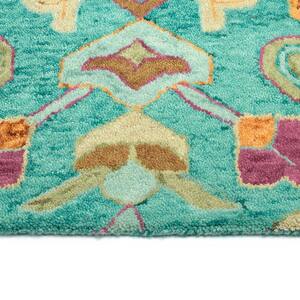 Chancellor Teal 4 ft. x 6 ft. Rectangle Area Rug